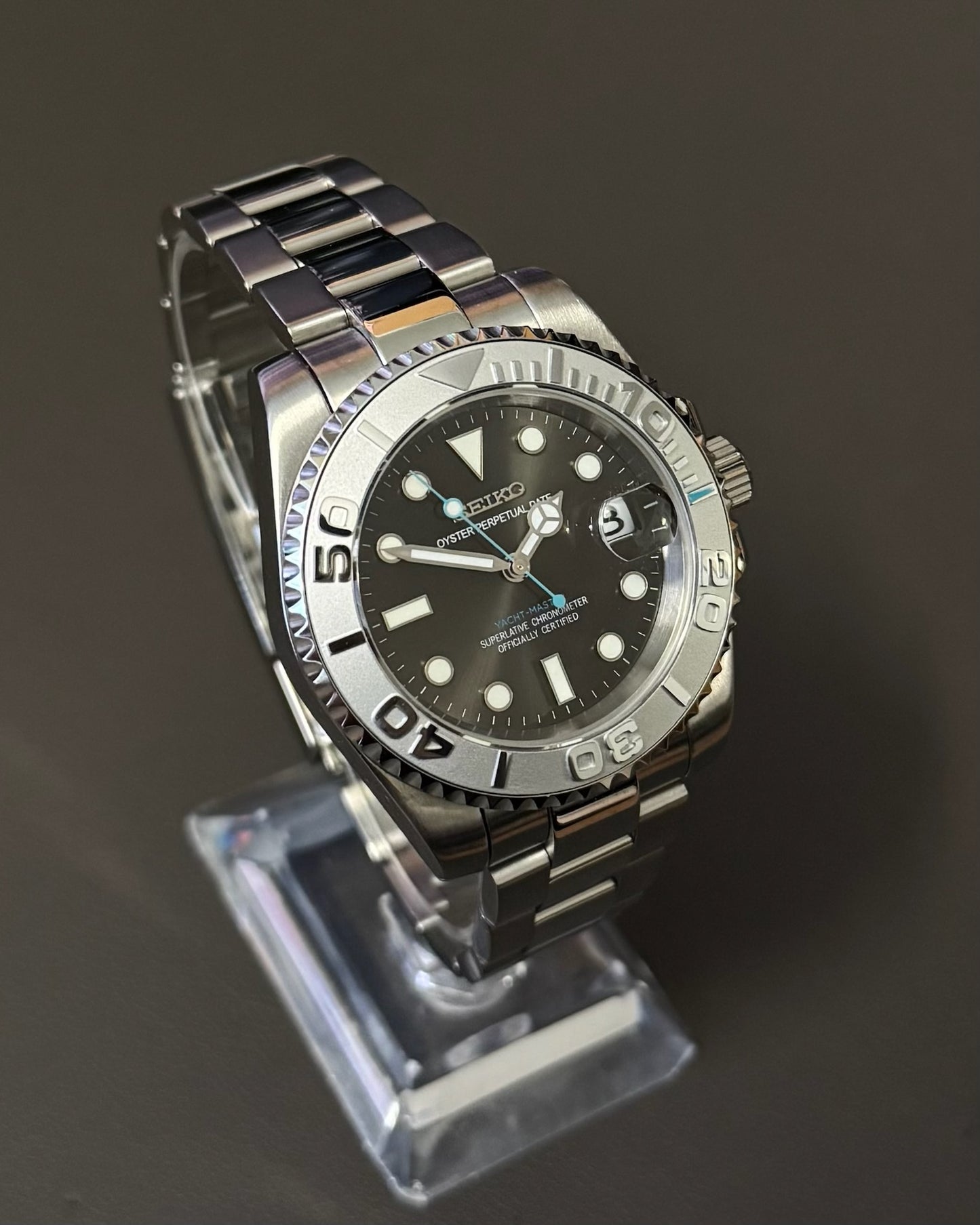 Yatchmaster: Stainless Steel Grey Dial