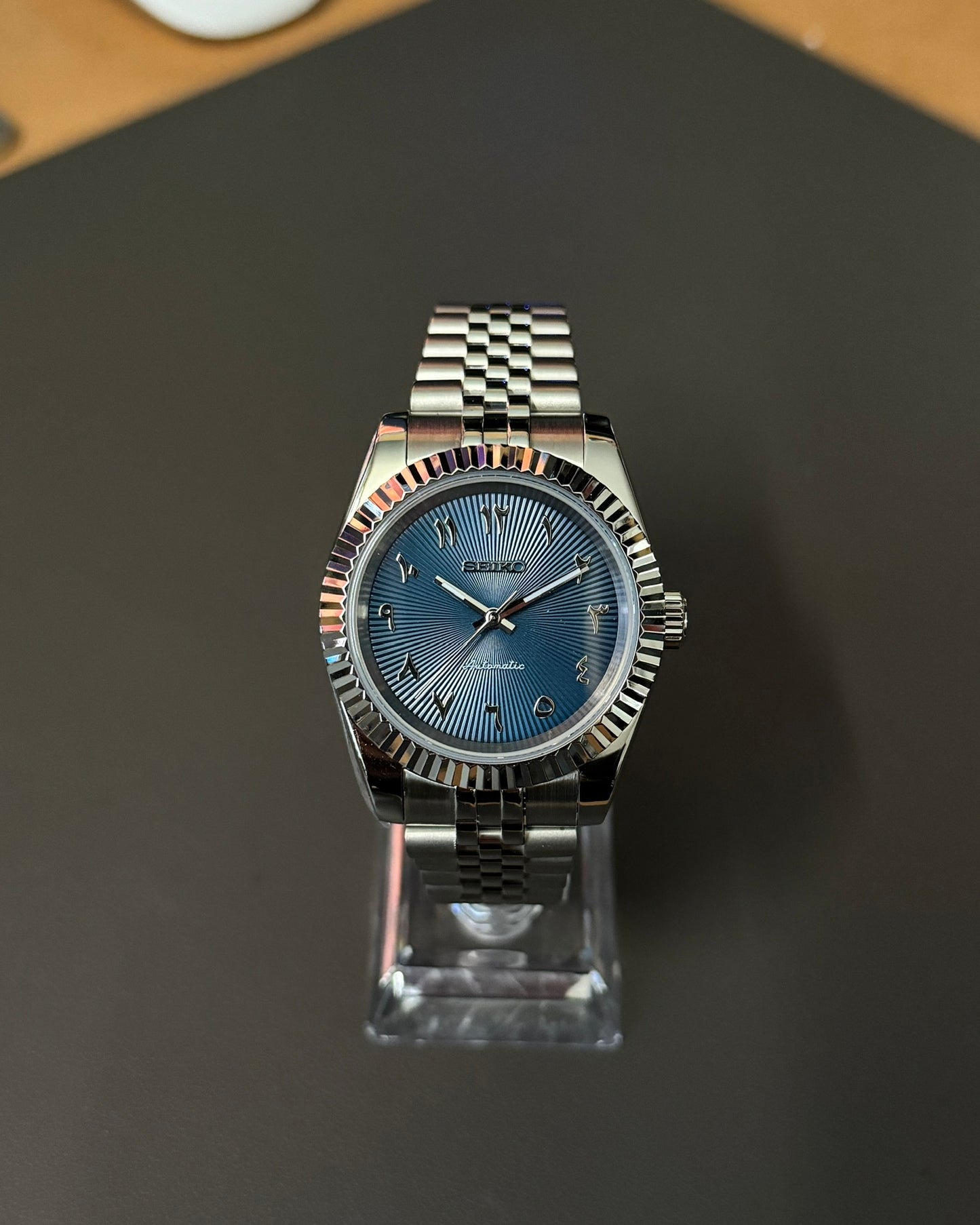 Datejust: Stainless Steel Blue Dial Arabic Markers w/ Jubilee Bracelet