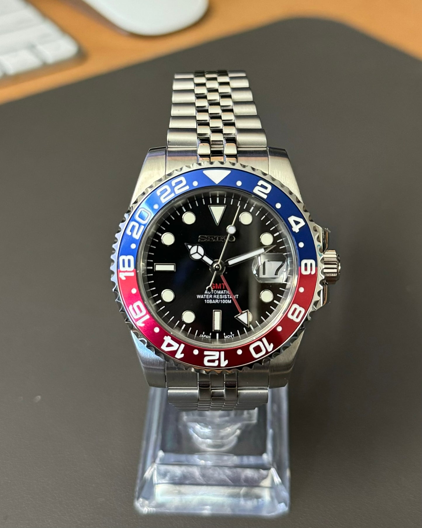 GMT: Stainless Steel Pepsi Rotating Bezel w/ Jubilee Bracelet