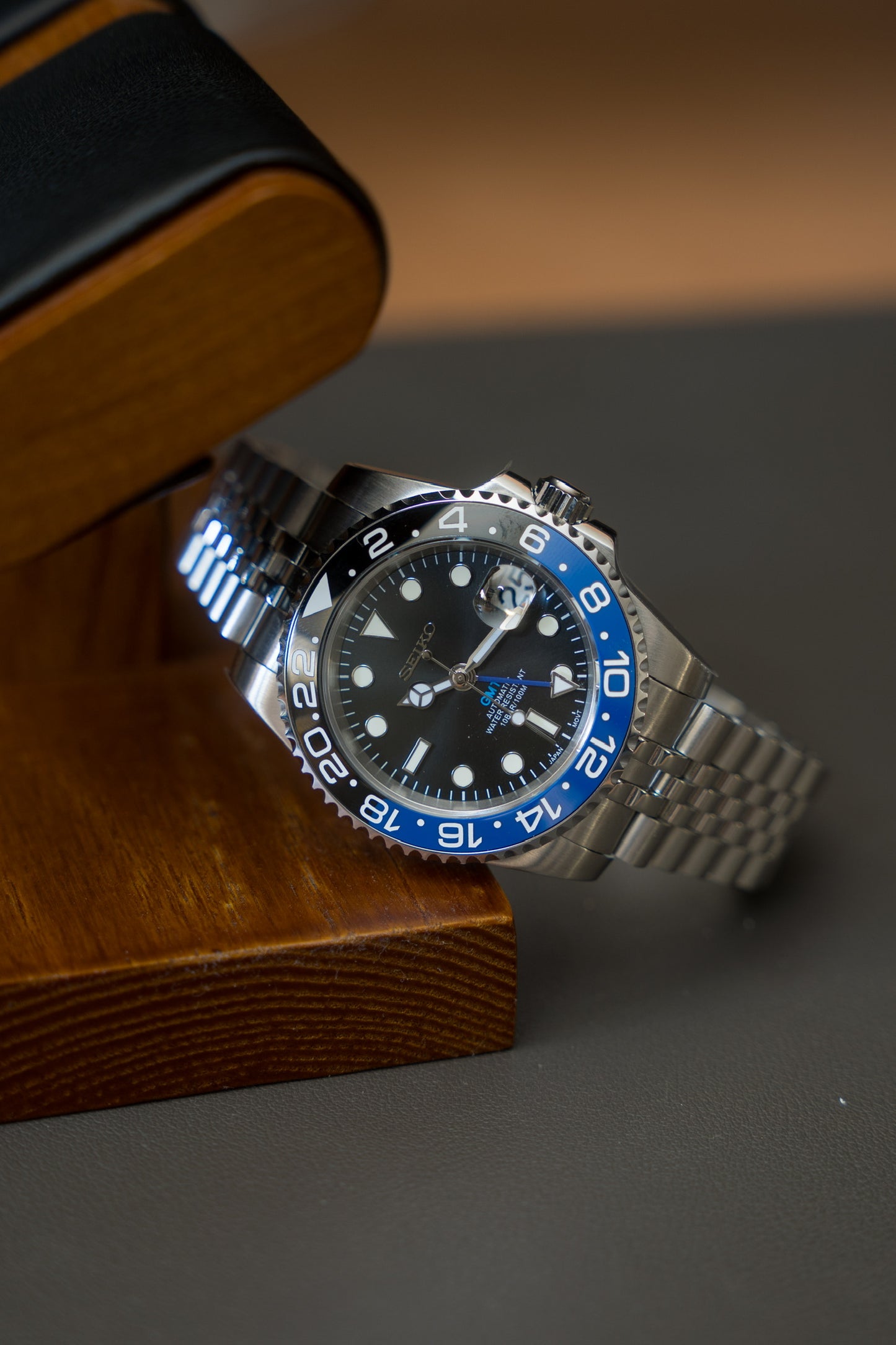 GMT: Stainless Steel Batman on Jubilee Bracelet