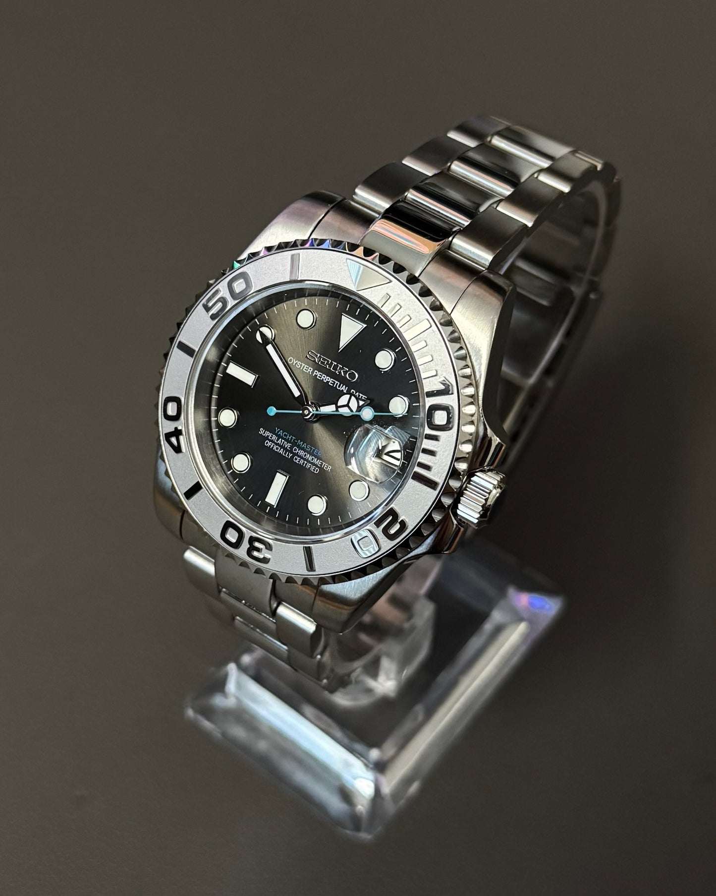 Yatchmaster: Stainless Steel Grey Dial