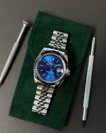 Datejust: Stainless Steel Blue Dial Stick Markers w/ Jubilee Bracelet