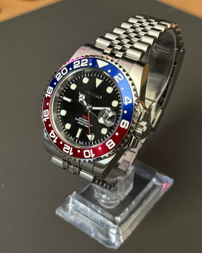 GMT: Stainless Steel Pepsi Rotating Bezel w/ Jubilee Bracelet