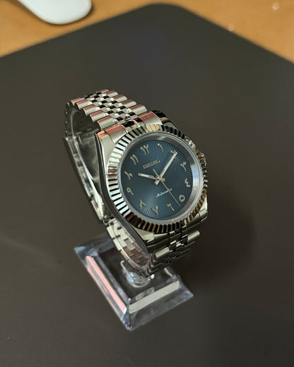 Datejust: Stainless Steel Blue Dial Arabic Markers w/ Jubilee Bracelet