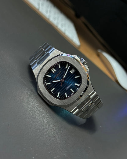 Seiknaut: Stainless Steel Blue Dial