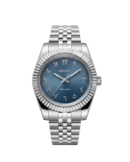 Datejust: Stainless Steel Blue Dial Arabic Markers w/ Jubilee Bracelet