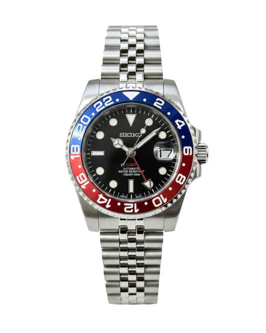 GMT: Stainless Steel Pepsi Rotating Bezel w/ Jubilee Bracelet